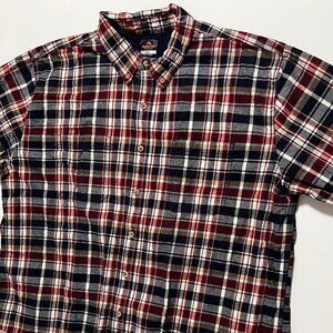 Ridgecut Toughwear Flannel Shirt Heavy Gorpcore Outdoor Red Blue Men's size 3XL